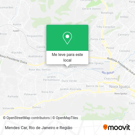 Mendes Car mapa
