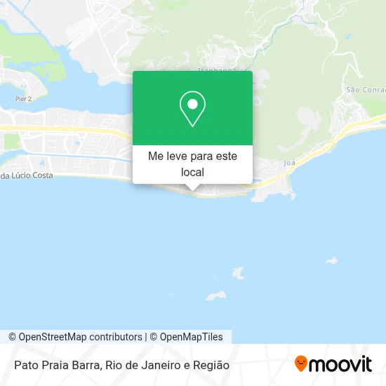 Pato Praia Barra mapa