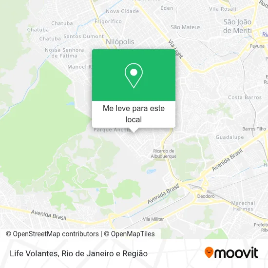 Life Volantes mapa