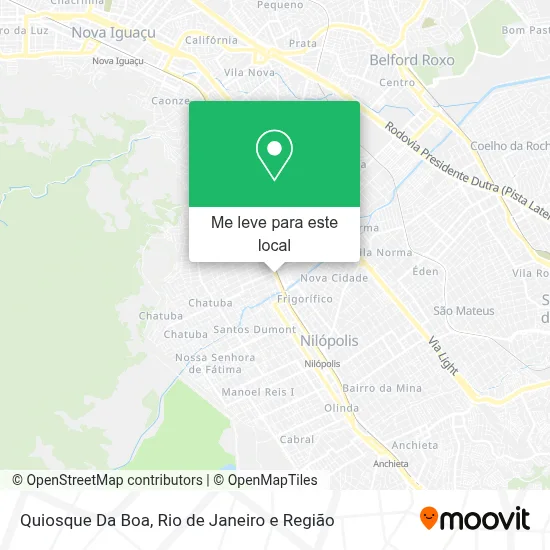 Quiosque Da Boa mapa