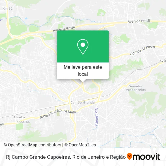 Rj Campo Grande Capoeiras mapa