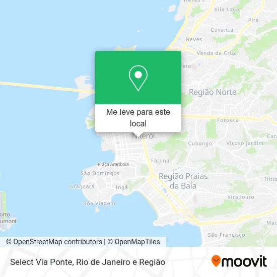 Select Via Ponte mapa