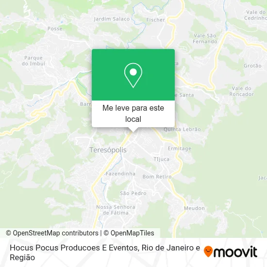 Hocus Pocus Producoes E Eventos mapa