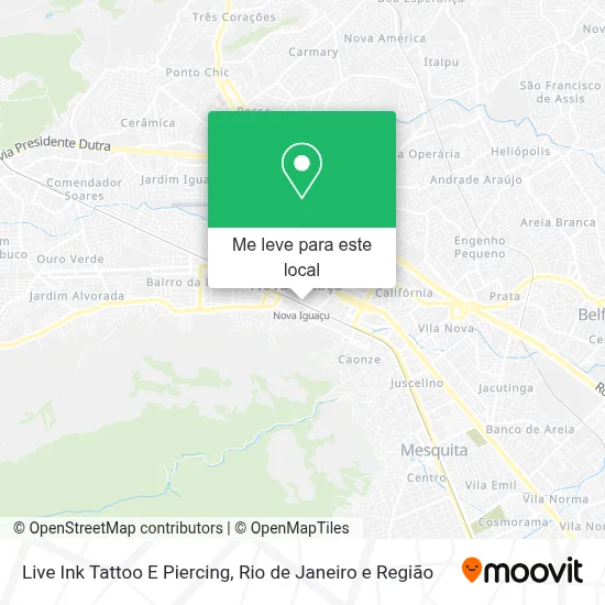 Live Ink Tattoo E Piercing mapa