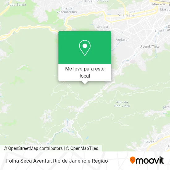 Folha Seca Aventur mapa