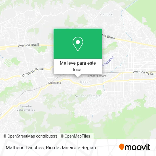 Matheus Lanches mapa