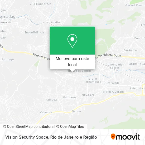 Vision Security Space mapa