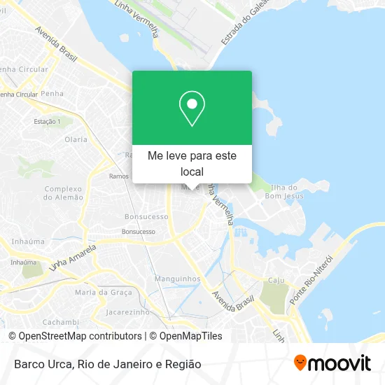 Barco Urca mapa