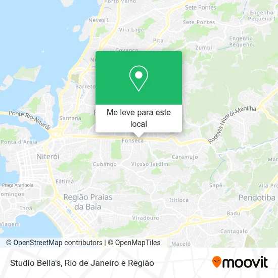 Studio Bella's mapa