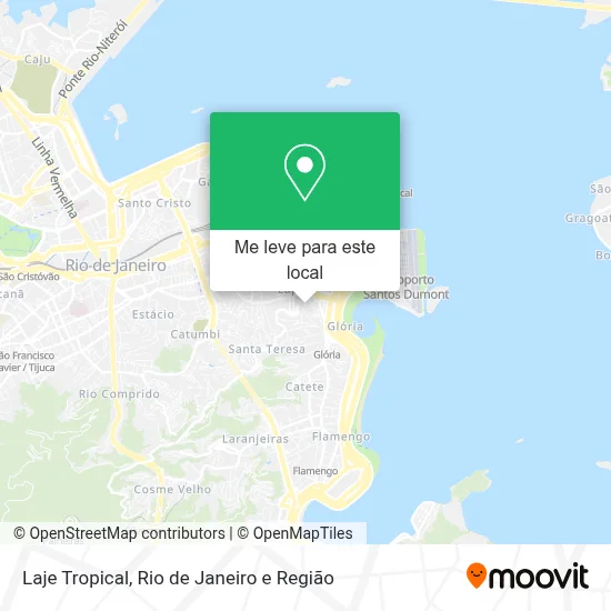Laje Tropical mapa