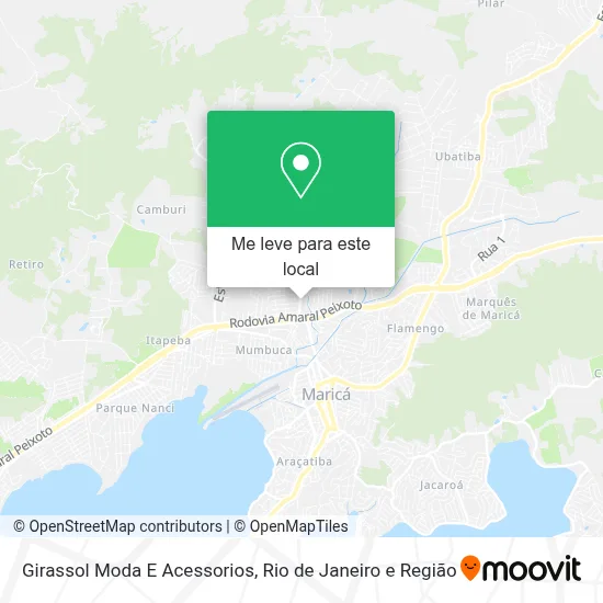 Girassol Moda E Acessorios mapa