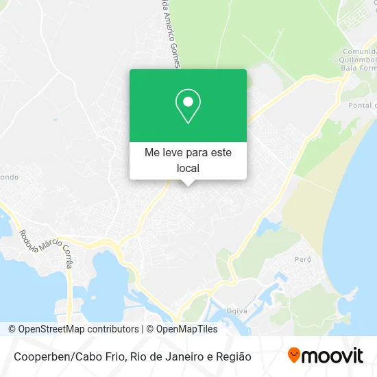 Cooperben/Cabo Frio mapa