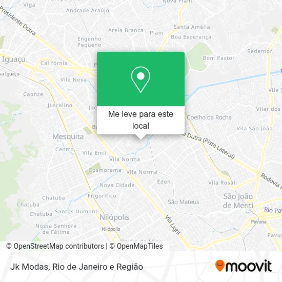Jk Modas mapa