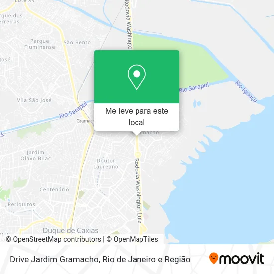 Drive Jardim Gramacho mapa