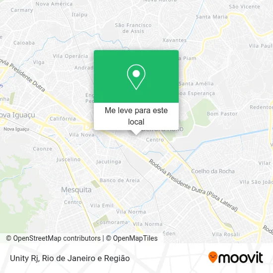 Unity Rj mapa