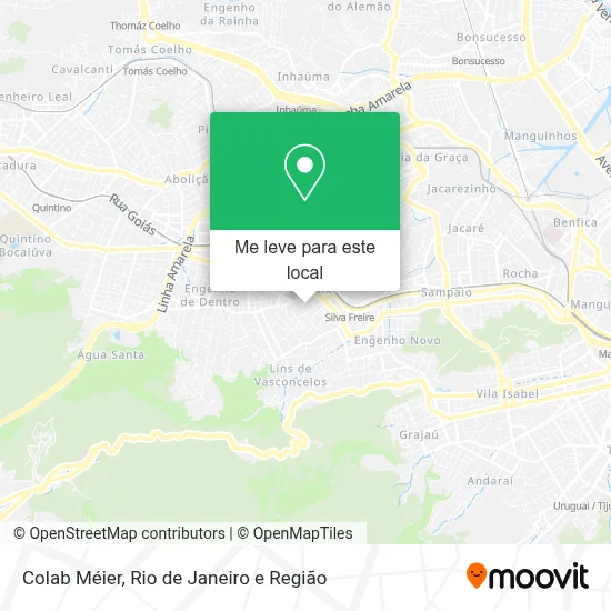 Colab Méier mapa