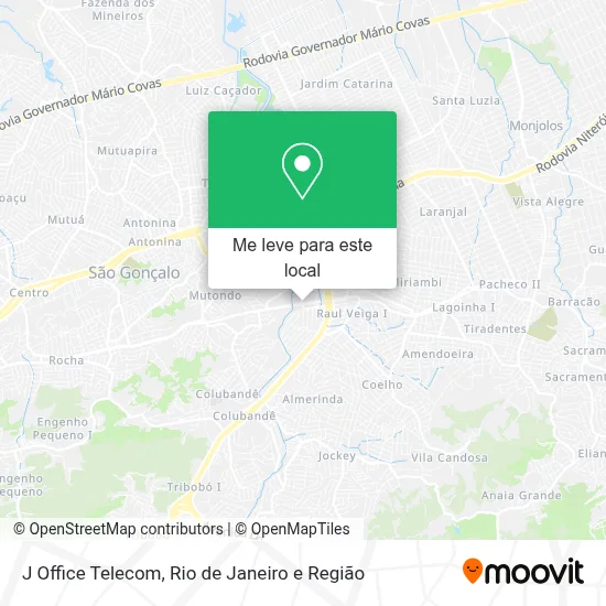 J Office Telecom mapa