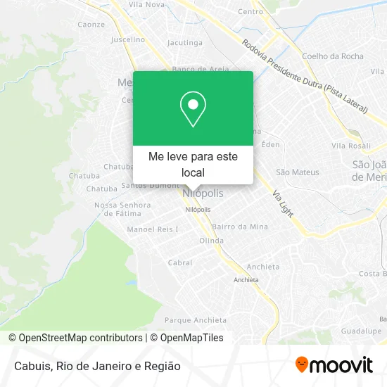 Cabuis mapa