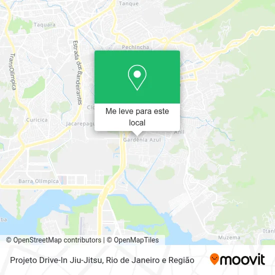 Projeto Drive-In Jiu-Jitsu mapa