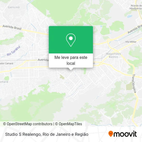 Studio S Realengo mapa