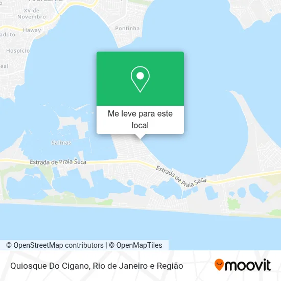Quiosque Do Cigano mapa