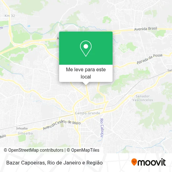 Bazar Capoeiras mapa