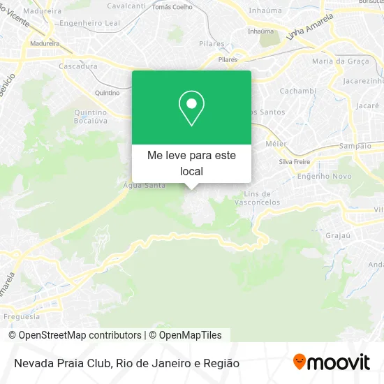 Nevada Praia Club mapa