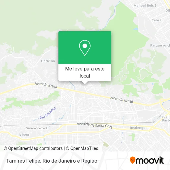 Tamires Felipe mapa