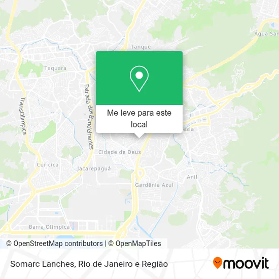 Somarc Lanches mapa