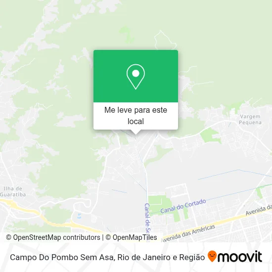 Campo Do Pombo Sem Asa mapa