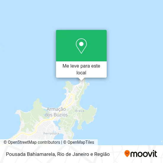 Pousada Bahiamarela mapa