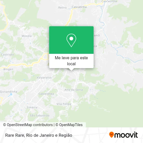 Rare Rare mapa