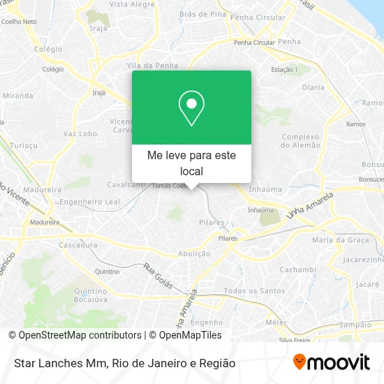 Star Lanches Mm mapa