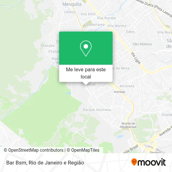 Bar Bsm mapa