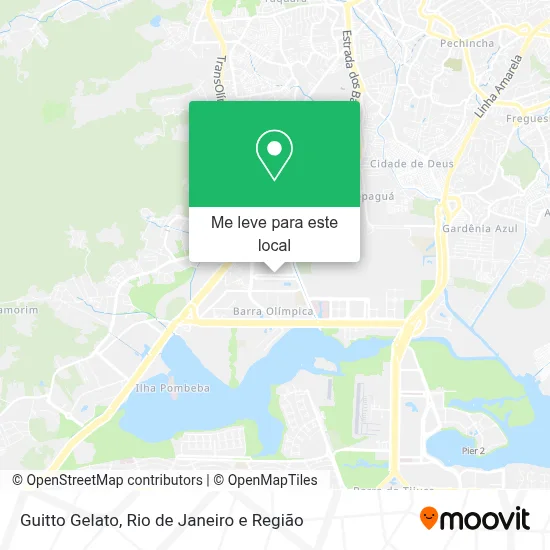 Guitto Gelato mapa