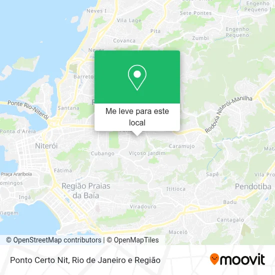 Ponto Certo Nit mapa