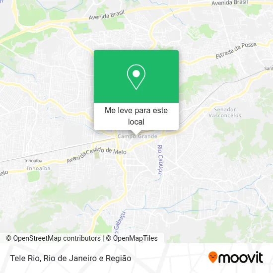 Tele Rio mapa
