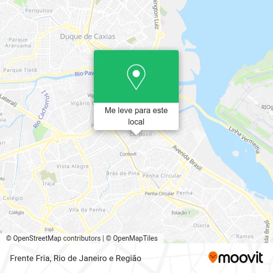 Frente Fria mapa