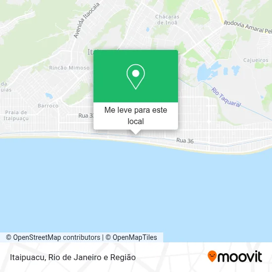 Itaipuacu mapa