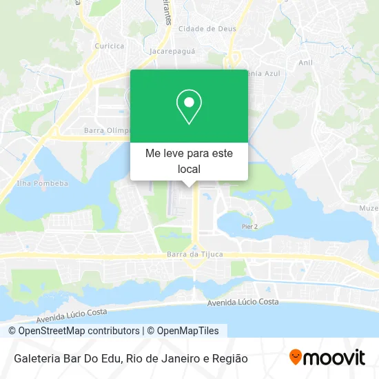 Galeteria Bar Do Edu mapa