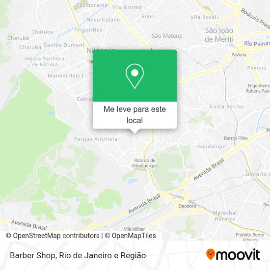 Barber Shop mapa