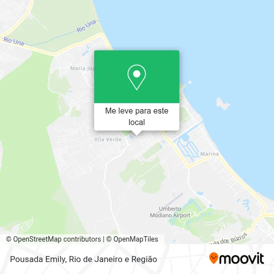 Pousada Emily mapa