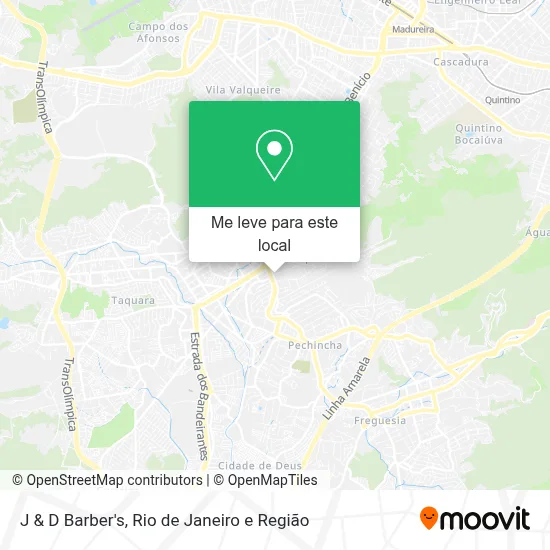 J & D Barber's mapa