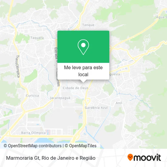 Marmoraria Gt mapa
