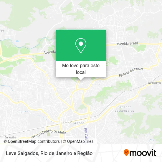 Leve Salgados mapa