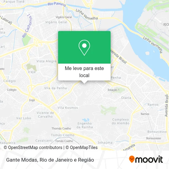 Gante Modas mapa