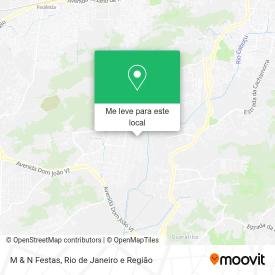 M & N Festas mapa