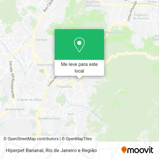 Hiperpet Bananal mapa