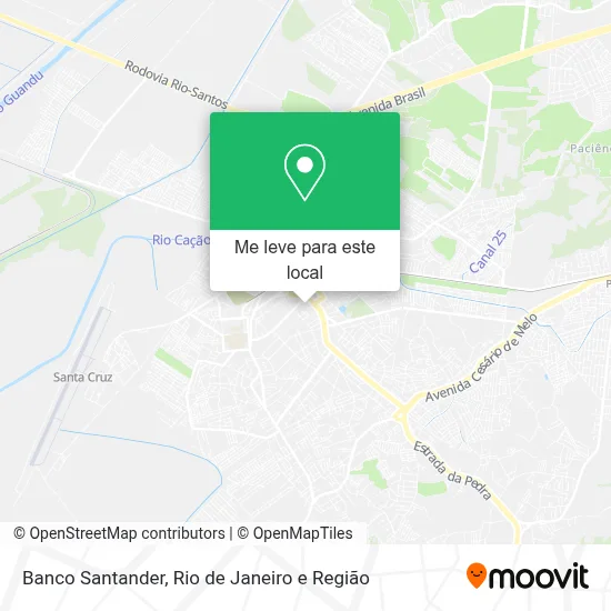 Banco Santander mapa