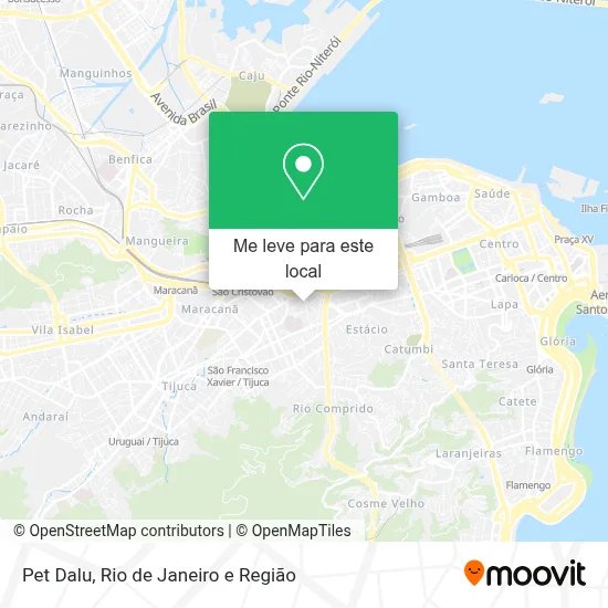 Pet Dalu mapa